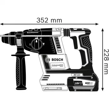 BOSCH. SDS+ Āmururbis Gbh 18V-26 Solo 2,6J