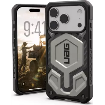 UAG Urban Armor Gear Monarch Pro MagSafe Macītis | Apple iPhone 17 Pro | titāna krāsa | 114513113636