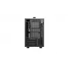 DeepCool CH160 PLUS R-CH160-BKNGM0-G kompakts (SFF) datora korpuss, Mini-ITX/Micro-ATX, rūdīts stikls, melns
