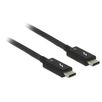 USB kabelis DeLOCK 84847 USB 3.2 Gen 2 2m USB-C Melns
