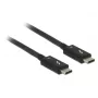 USB kabelis DeLOCK 84847 USB 3.2 Gen 2 2m USB-C Melns