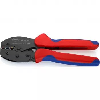 Knipex PreciForce 975236 SB gofrēšanas knaibles ar izolētiem rokturiem (melni, zili, sarkani)
