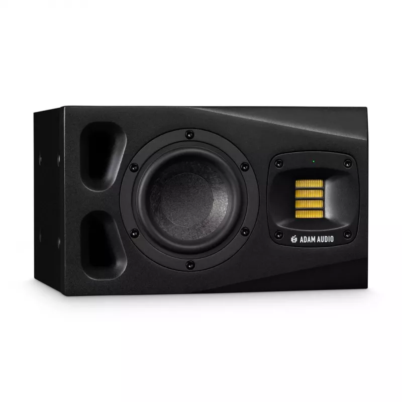 Studijas monitori ADAM AUDIO A4V Melni, 2-virzienu, 90W RMS, 4 collu zemfrekvenču skaļrunis, LED displejs, montējami statīvā