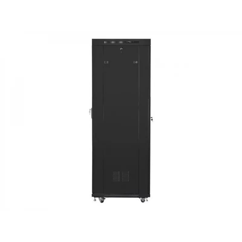 Brīvi stāvošs skapis LANBERG 42U FF01-6842-12BL 600×800×2127.5 mm, 1200 kg, IP20, atslēgas slēdzene, riteņi