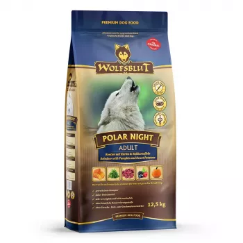 WOLFSBLUT Polar Night Reindeer ar saldajiem kartupeļiem - sausa suņu barība - 12,5kg