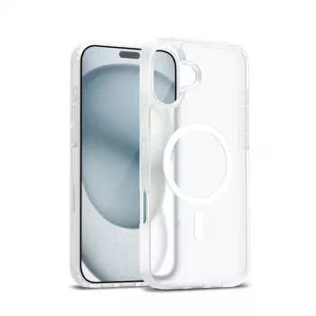 Crong Hybrid Matte Magnetic Macīgs Macīgs Macīgs Macīgs Macīgs Macīgs Macīgs Macīgs Macīgs Macīgs Macīgs Macīgs Macīgs Macīgs Macīgs Macīgs iPhone 17 caurspīdīgi balts, PC+TPU