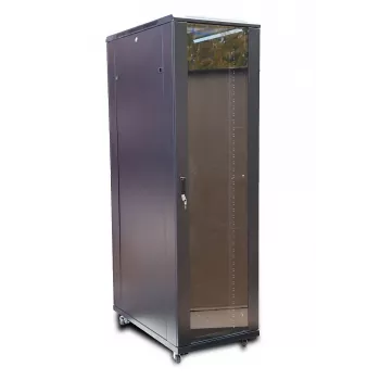 Brīvi stāvošs skapis Extralink Rackmount 42U 600x800 Melns