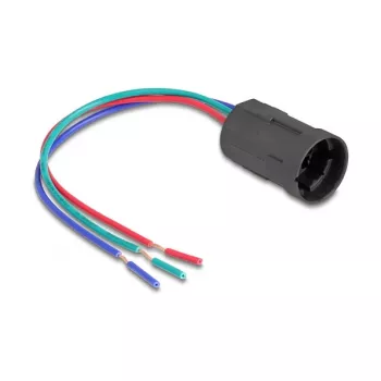 Delock 90789 ligzda 19 mm 3 kontaktu spiedpogai vai slēdzim