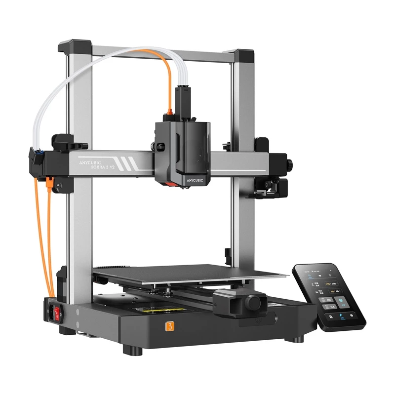 3D printeris AnyCubic Kobra 3 V2 (K3V2-IP-O) — drukas tilpums 235×235×250 mm