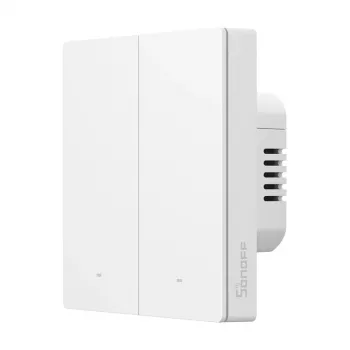 Sonoff ZBM5-2C-86W (2-kanālu) Zigbee viedais pieskārienu sienas slēdzis