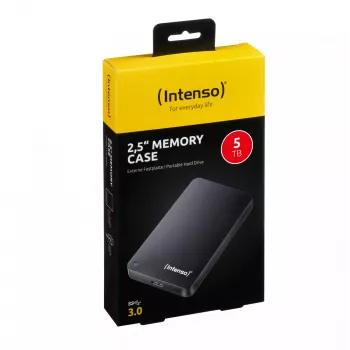 Ārējais cietais disks Intenso 5TB USB 3.2 2.5 collu Memory Case