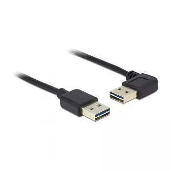 USB kabelis DeLOCK 85557 USB 2.0 2 m Melns