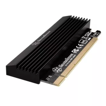 SILVERSTONE SST-ECM23 M.2 NVMe uz PCIe x4 adapteris ar dzesētāju