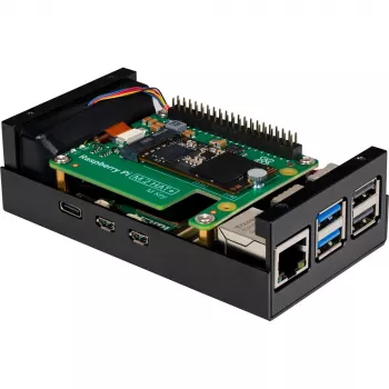 Raspberry Pi RB-ALUCASEP5-M2 Melns korpuss