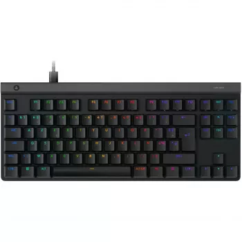 Logitech G G515 TKL tastatūra spēlēm USB AZERTY franču melna mehāniska RGB