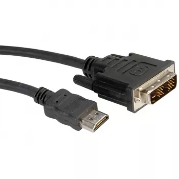 ROLINE DVI (18+1) ST - HDMI ST kabelis 3,0m (11.04.5532)