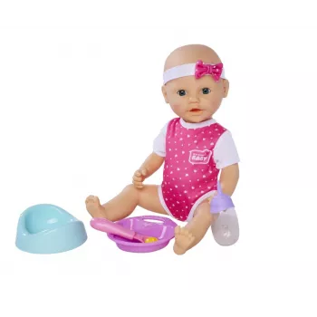 SIMBA New Born Baby Hungry Baby 38 cm – reālistiska mazuļa lelle, 38 cm
