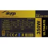 Akyga AK-U4-350 Ultimate 350 W ATX barošanas bloks, 80 PLUS Bronze, aktīvais PFC, 120 mm ventilators