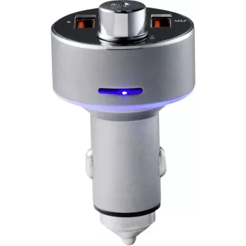 Renkforce RF-CAR-100 FM raidītājs un cigarešu šķiltavu adapteris pelēks (RF-CAR-100)