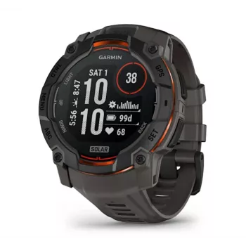 Garmin Instinct 3 Solar GPS viedpulkstenis 1.3 collu MIP 176x176 skārienekrāns Melns