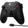 Microsoft Xbox Wireless Controller + USB-C kabelis Melns Spēļu kontrolieris Analogs / Digitāls PC, Xbox One, Xbox One S, Xbox One X, Xbox Series S, Xbox Series X