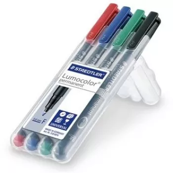 Pastāvīgais marķieris Smalka gala Staedtler Lumocolor 318 WP4
