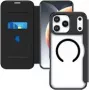 4Smarts Urban Pro Flipcase iPhone 17 Pro Max Qi2 gatavs melns (541777)