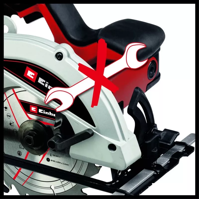 Ripzāģis Einhell TC-CS 1250 16,5 cm Melns Sarkans