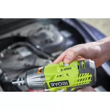 Ryobi R18IW3 triecienskrūvgriezis 1/2 inch One+ 18V 2,0Ah Melns, Zaļš