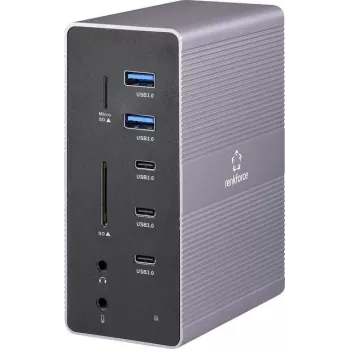 Renkforce USB-C dokstacija RF-DKS-910 Universāla (RF-6748348)