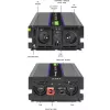 QOLTEC Monolith 3000 MS Wave tīkla invertors, 12V→230V, 1500/3000W, ar USB