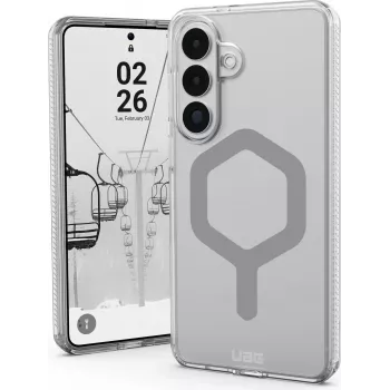 UAG Urban Armor Gear Plyo Maciņš ar Magnētu Moduli | Samsung Galaxy S26+ | ledus (caurspīdīgs)/sudrabs | 214540114333