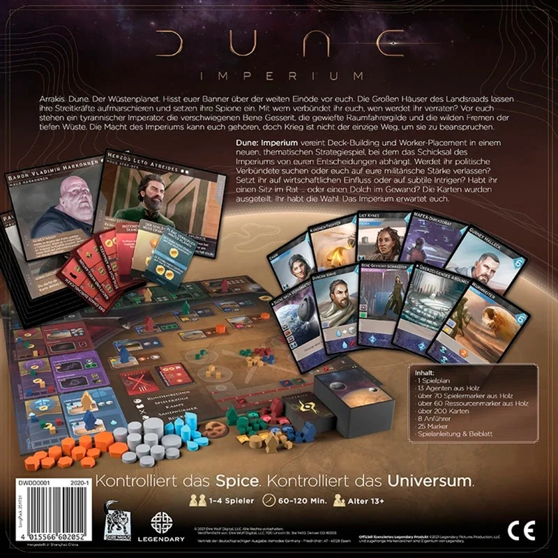 Dune: Imperium, Galda spēle