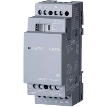 Siemens LOGO! AM2 RTD 0BA2 paplašinājuma modulis 6ED1055-1MD00-0BA2 12 V/DC, 24 V/DC