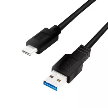Logilink USB kabelis - USB Type A (siev.) uz USB-C (tēviņš) - USB 3.2 Gen 1 - 3 A - 1 m - Melns (CU0168)