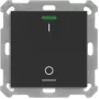 MDT BE-TAL550106.B1 KNX spiedpoga Light 55 1-virziena RGBW matēti melna