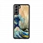 Telefona maciņš iKins Samsung Galaxy S21+ — aizsargmaciņš 'great wave'