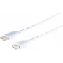 USB pagarinātāja kabelis ShiverPeaks 77122-W High Speed USB 2.0 A vīrišķais uz A sievišķo