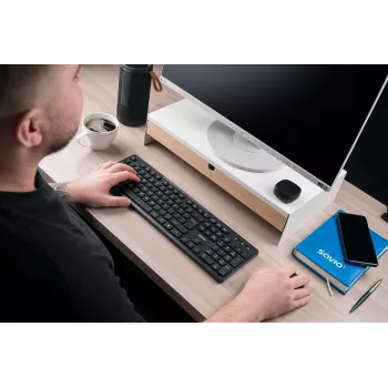 Savio KB-02 tastatūra Home/Office USB QWERTY Melna