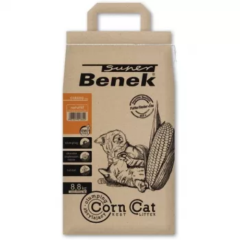 Certech Super Benek Corn Cat - Kukurūzas pildviela kaķiem, kunkuļojoša, 14 l