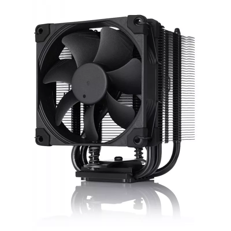 CPU gaisa dzesētājs Noctua NH-U9S chromax.black — 92 mm ventilators, 5 siltuma caurules, 12 V, SSO gultnis, LGA 2066 saderīgs