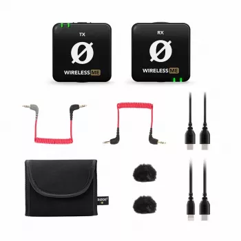 RODE Wireless ME divkanālu bezvadu mikrofona sistēma vlogeriem un podkastu veidotājiem