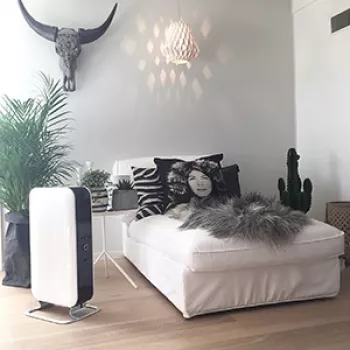 Mill eļļas radiators OIL1500WIFI3, 1500 W, 3 jaudas līmeņi, telpām līdz 25 m², WiFi+lietotne, balts