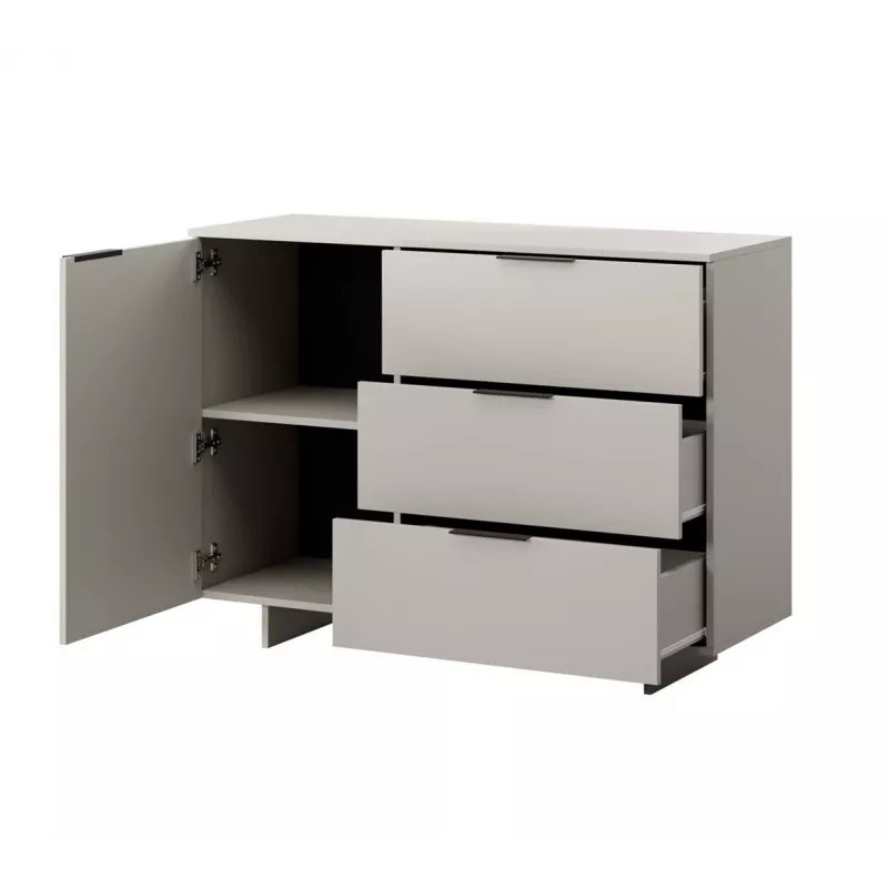 Cama 1D3S ALMA kumode 120x41.5xH90 kašmira