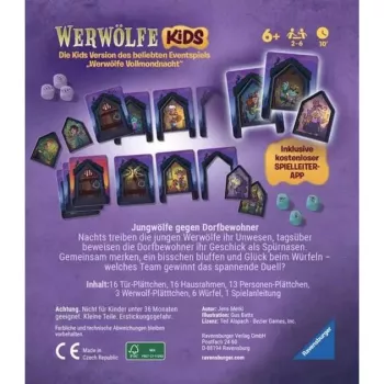 Ravensburger Werewolves - Night of the Young Wolves Kāršu Spēle