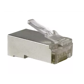 RJ45 vadu savienotājs A-LAN WT003, alumīnija krāsa, 2 g, tīkla kabeļu noslēgšanai