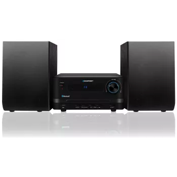 Mājas audio mikro sistēma BLAUPUNKT MS14BT — CD/MP3 atskaņotājs, Bluetooth, USB, FM RDS, 15W RMS, melna