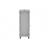 LANBERG 19 collu 32U stāvošais skapis 600×600 mm pelēks ar perforētām durvīm un LCD (plakanā iepakojumā)