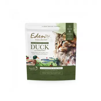 EDEN Duck & Sardine - sausā barība kaķiem - 1.5 kg