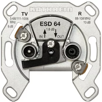 Rozetes kārba Kathrein ESD 64 Sudraba